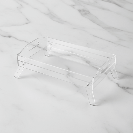 AKDC Clear Acrylic Foldable Serving Tray with Raised Stand Lightweight and Functional Serving Solution 30x23 cm - Al Kabayel Discount CentreAKDC Clear Acrylic Foldable Serving Tray with Raised Stand Lightweight and Functional Serving Solution 30x23 cmServing TraysAKDCAl Kabayel Discount Centre