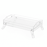 AKDC Clear Acrylic Foldable Serving Tray with Raised Stand Lightweight and Functional Serving Solution 30x23 cm - Al Kabayel Discount CentreAKDC Clear Acrylic Foldable Serving Tray with Raised Stand Lightweight and Functional Serving Solution 30x23 cmServing TraysAKDCAl Kabayel Discount Centre