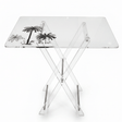 AKDC Clear Acrylic Folding Table Set with Black Palm Tree Print Design Decorative 4 - Piece Living Room Furniture 50x40x47 cm - Al Kabayel Discount CentreAKDC Clear Acrylic Folding Table Set with Black Palm Tree Print Design Decorative 4 - Piece Living Room Furniture 50x40x47 cmOrganizers & AccessoriesAKDCAl Kabayel Discount Centre