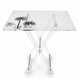 AKDC Clear Acrylic Folding Table Set with Black Palm Tree Print Design Decorative 4 - Piece Living Room Furniture 50x40x47 cm - Al Kabayel Discount CentreAKDC Clear Acrylic Folding Table Set with Black Palm Tree Print Design Decorative 4 - Piece Living Room Furniture 50x40x47 cmOrganizers & AccessoriesAKDCAl Kabayel Discount Centre