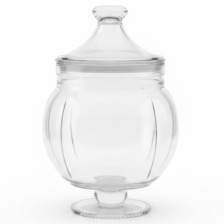AKDC Clear Acrylic Footed Storage Canister with Tight Lid Transparent Food Storage Container 1590 ml Capacity - Al Kabayel Discount CentreAKDC Clear Acrylic Footed Storage Canister with Tight Lid Transparent Food Storage Container 1590 ml CapacityJars & Food SaversAKDCAl Kabayel Discount Centre