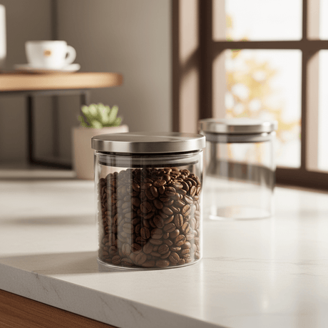 AKDC Clear Acrylic Jar Canister with Lid Multipurpose Transparent Storage Container 12 × 12 cm - Al Kabayel Discount CentreAKDC Clear Acrylic Jar Canister with Lid Multipurpose Transparent Storage Container 12 × 12 cmJars & Food SaversAKDCAl Kabayel Discount Centre