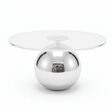 AKDC Clear Acrylic Round Cake Stand with Strong Silver Metal Base for Professional Cake Display – 20×10 cm - Al Kabayel Discount CentreAKDC Clear Acrylic Round Cake Stand with Strong Silver Metal Base for Professional Cake Display – 20×10 cmServing TraysAKDCAl Kabayel Discount Centre