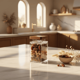 AKDC Clear Acrylic Storage Canister with Elegant Lid Stylish Transparent Organizer 13.5 × 8.5 cm - Al Kabayel Discount CentreAKDC Clear Acrylic Storage Canister with Elegant Lid Stylish Transparent Organizer 13.5 × 8.5 cmJars & Food SaversAKDCAl Kabayel Discount Centre
