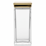 AKDC Clear Acrylic Storage Canister with Premium Gold Lid Stylish Airtight Container 1500 ml Capacity - Al Kabayel Discount CentreAKDC Clear Acrylic Storage Canister with Premium Gold Lid Stylish Airtight Container 1500 ml CapacityJars & Food SaversAKDCAl Kabayel Discount Centre