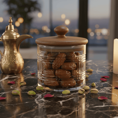 AKDC Clear Acrylic Storage Canister with Secure Lid Transparent Kitchen Organizer Container 10 × 10 cm - Al Kabayel Discount CentreAKDC Clear Acrylic Storage Canister with Secure Lid Transparent Kitchen Organizer Container 10 × 10 cmJars & Food SaversAKDCAl Kabayel Discount Centre