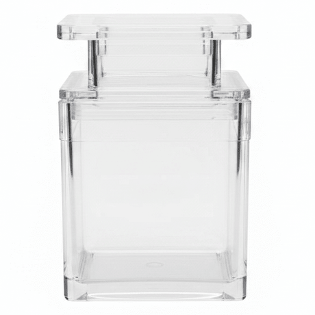 AKDC Clear Acrylic Storage Canister with Secure Lid Transparent Kitchen Organizer Container 10 × 8.5 cm - Al Kabayel Discount CentreAKDC Clear Acrylic Storage Canister with Secure Lid Transparent Kitchen Organizer Container 10 × 8.5 cmJars & Food SaversAKDCAl Kabayel Discount Centre