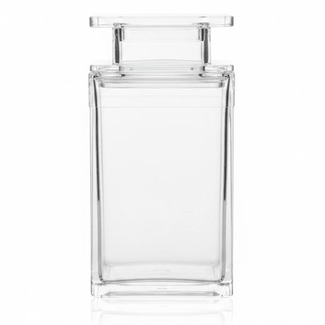 AKDC Clear Acrylic Storage Canister with Secure Lid Transparent Kitchen Organizer Container 13.5 × 8.5 cm - Al Kabayel Discount CentreAKDC Clear Acrylic Storage Canister with Secure Lid Transparent Kitchen Organizer Container 13.5 × 8.5 cmJars & Food SaversAKDCAl Kabayel Discount Centre