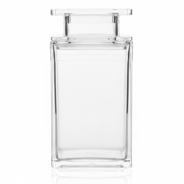 AKDC Clear Acrylic Storage Canister with Secure Lid Transparent Kitchen Organizer Container 13.5 × 8.5 cm - Al Kabayel Discount CentreAKDC Clear Acrylic Storage Canister with Secure Lid Transparent Kitchen Organizer Container 13.5 × 8.5 cmJars & Food SaversAKDCAl Kabayel Discount Centre
