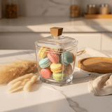 AKDC Clear Acrylic Storage Canister with Secure Lid Transparent Kitchen Organizer Container 14 × 11 cm - Al Kabayel Discount CentreAKDC Clear Acrylic Storage Canister with Secure Lid Transparent Kitchen Organizer Container 14 × 11 cmJars & Food SaversAKDCAl Kabayel Discount Centre