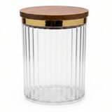 AKDC Clear Acrylic Storage Canister with Secure Lid Transparent Kitchen Organizer Container 18 × 12.5 cm - Al Kabayel Discount CentreAKDC Clear Acrylic Storage Canister with Secure Lid Transparent Kitchen Organizer Container 18 × 12.5 cmJars & Food SaversAKDCAl Kabayel Discount Centre