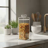AKDC Clear Acrylic Storage Canister with Secure Lid Transparent Kitchen Organizer Container 18 × 8.5 cm - Al Kabayel Discount CentreAKDC Clear Acrylic Storage Canister with Secure Lid Transparent Kitchen Organizer Container 18 × 8.5 cmJars & Food SaversAKDCAl Kabayel Discount Centre