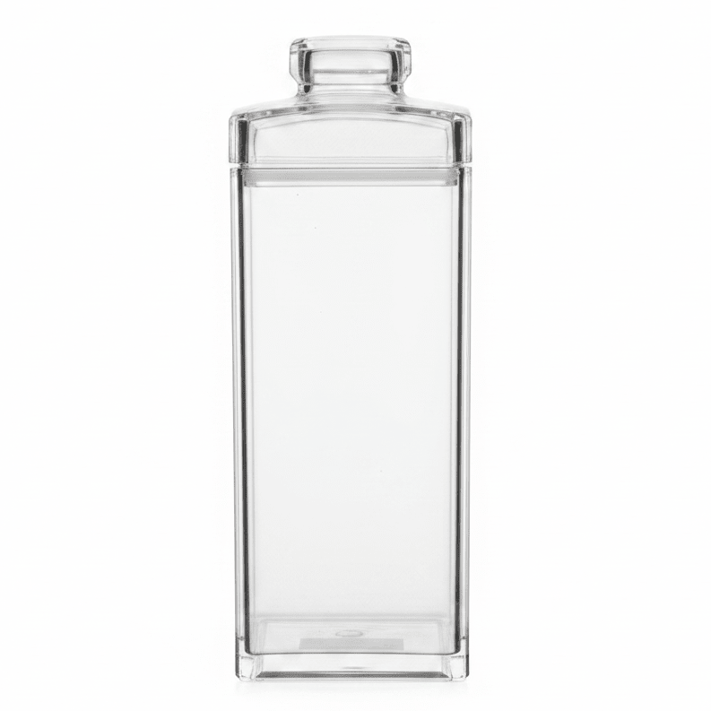AKDC Clear Acrylic Storage Canister with Secure Lid Transparent Kitchen Organizer Container 18 × 8.5 cm - Al Kabayel Discount CentreAKDC Clear Acrylic Storage Canister with Secure Lid Transparent Kitchen Organizer Container 18 × 8.5 cmJars & Food SaversAKDCAl Kabayel Discount Centre
