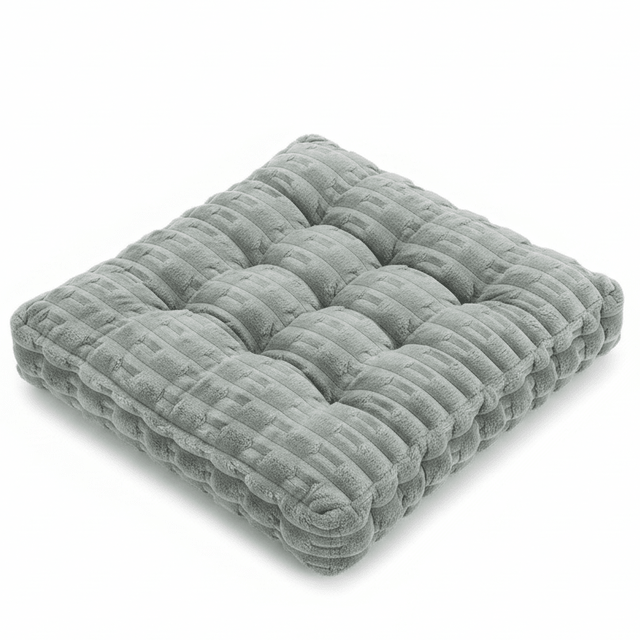 AKDC Comfort Plush Dusty Grey Square Seat Cushion Supportive Chair Pad for Home Office and Dining Chairs 40 × 40 cm - Al Kabayel Discount CentreAKDC Comfort Plush Dusty Grey Square Seat Cushion Supportive Chair Pad for Home Office and Dining Chairs 40 × 40 cmFloor Pillows & CushionsAKDCAl Kabayel Discount Centre
