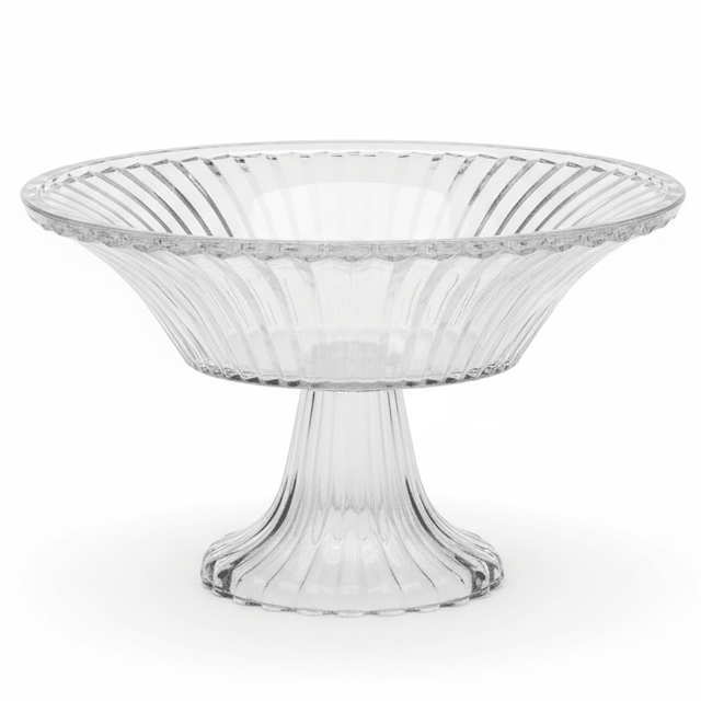 AKDC Compact Acrylic Footed Candy Bowl, Elegant Clear Treat Bowl for Desserts & Chocolates – 24 × 13 cm - Al Kabayel Discount CentreAKDC Compact Acrylic Footed Candy Bowl, Elegant Clear Treat Bowl for Desserts & Chocolates – 24 × 13 cmBowlsAKDCAl Kabayel Discount Centre