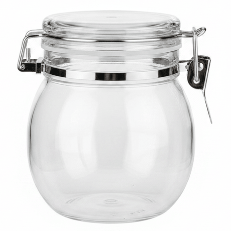 AKDC Compact Airtight Acrylic Storage Canister for Kitchen and Pantry Use 12 × 10 cm - Al Kabayel Discount CentreAKDC Compact Airtight Acrylic Storage Canister for Kitchen and Pantry Use 12 × 10 cmJars & Food SaversAKDCAl Kabayel Discount Centre