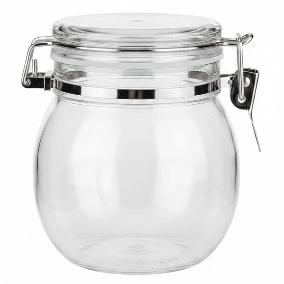 AKDC Compact Airtight Acrylic Storage Canister for Kitchen and Pantry Use 12 × 10 cm - Al Kabayel Discount CentreAKDC Compact Airtight Acrylic Storage Canister for Kitchen and Pantry Use 12 × 10 cmJars & Food SaversAKDCAl Kabayel Discount Centre