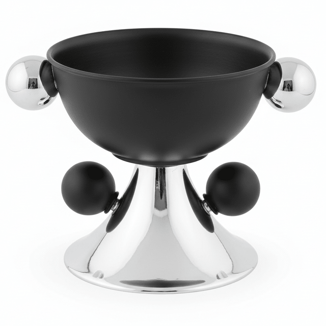 AKDC Compact Black and Silver Metal Footed Candy Bowl with Sleek Design for Everyday Use – 12×12 cm - Al Kabayel Discount CentreAKDC Compact Black and Silver Metal Footed Candy Bowl with Sleek Design for Everyday Use – 12×12 cmBowlsAKDCAl Kabayel Discount Centre