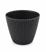 AKDC Compact Black Plastic Plant Pot – Modern Round Planter – 15.7×13.2 cm - Al Kabayel Discount CentreAKDC Compact Black Plastic Plant Pot – Modern Round Planter – 15.7×13.2 cmFlower/Plant PotsAKDCAl Kabayel Discount Centre