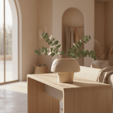 AKDC Compact Ceramic Decorative Vase – Elegant Beige Modern Minimalist Shape, 12 cm - Al Kabayel Discount CentreAKDC Compact Ceramic Decorative Vase – Elegant Beige Modern Minimalist Shape, 12 cmFlower/Plant PotsAKDCAl Kabayel Discount Centre