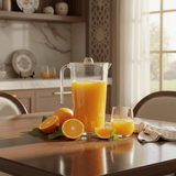 AKDC Compact Clear Acrylic Juice Jug Space Saving Beverage Pitcher for Kitchen Dining and Everyday Use 22 × 10 cm - Al Kabayel Discount CentreAKDC Compact Clear Acrylic Juice Jug Space Saving Beverage Pitcher for Kitchen Dining and Everyday Use 22 × 10 cmJugsAKDCAl Kabayel Discount Centre