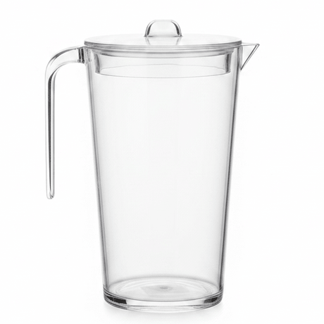 AKDC Compact Clear Acrylic Juice Jug Space Saving Beverage Pitcher for Kitchen Dining and Everyday Use 22 × 10 cm - Al Kabayel Discount CentreAKDC Compact Clear Acrylic Juice Jug Space Saving Beverage Pitcher for Kitchen Dining and Everyday Use 22 × 10 cmJugsAKDCAl Kabayel Discount Centre