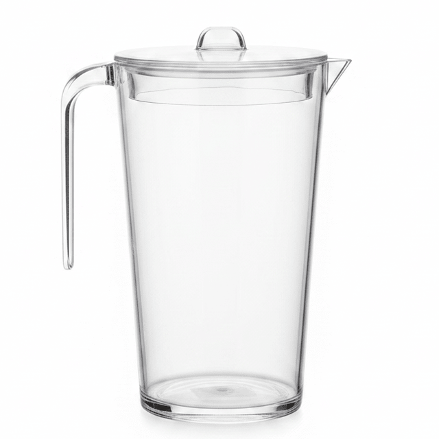 AKDC Compact Clear Acrylic Juice Jug Space Saving Beverage Pitcher for Kitchen Dining and Everyday Use 22 × 10 cm - Al Kabayel Discount CentreAKDC Compact Clear Acrylic Juice Jug Space Saving Beverage Pitcher for Kitchen Dining and Everyday Use 22 × 10 cmJugsAKDCAl Kabayel Discount Centre