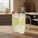 AKDC Compact Clear Glass Mug with Handle for Daily Beverage Use – 210ml - Al Kabayel Discount CentreAKDC Compact Clear Glass Mug with Handle for Daily Beverage Use – 210mlMugsAKDCAl Kabayel Discount Centre