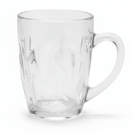 AKDC Compact Clear Glass Tea Mug with Durable Handle for Home and Office 215ml - Al Kabayel Discount CentreAKDC Compact Clear Glass Tea Mug with Durable Handle for Home and Office 215mlMugsAKDCAl Kabayel Discount Centre