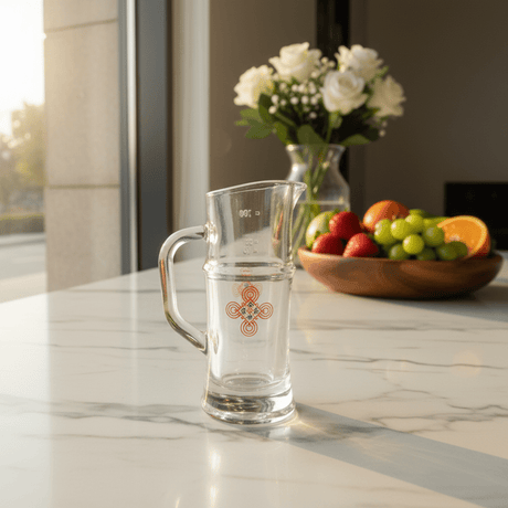 AKDC Compact Glass Jug – Small Serving Pitcher for Juice Milk & Beverages – Minimal Design – 100 ml - Al Kabayel Discount CentreAKDC Compact Glass Jug – Small Serving Pitcher for Juice Milk & Beverages – Minimal Design – 100 mlJugsAKDCAl Kabayel Discount Centre