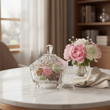 AKDC Compact Glass Sugar Pot with Lid Space Saving Kitchen Storage Container 10 x 10 cm - Al Kabayel Discount CentreAKDC Compact Glass Sugar Pot with Lid Space Saving Kitchen Storage Container 10 x 10 cmJars & Food SaversAKDCAl Kabayel Discount Centre
