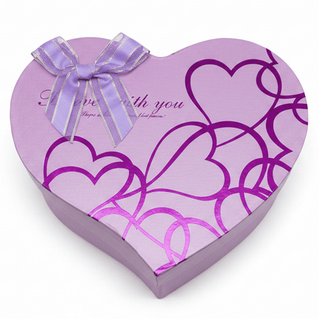 AKDC Compact Lilac Heart Cardboard Gift Box with Stylish Unique Design for Small Gifts, Jewelry & Keepsakes – 16×20×8 cm - Al Kabayel Discount CentreAKDC Compact Lilac Heart Cardboard Gift Box with Stylish Unique Design for Small Gifts, Jewelry & Keepsakes – 16×20×8 cmPacking & Wrapping SuppliesAKDCAl Kabayel Discount Centre