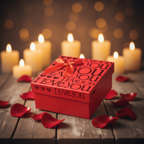 AKDC Compact Red Square Cardboard Gift Box with Love Print for Small Gifts, Jewelry Packaging & Valentine Presents – 16×16×8 cm - Al Kabayel Discount CentreAKDC Compact Red Square Cardboard Gift Box with Love Print for Small Gifts, Jewelry Packaging & Valentine Presents – 16×16×8 cmPacking & Wrapping SuppliesAKDCAl Kabayel Discount Centre