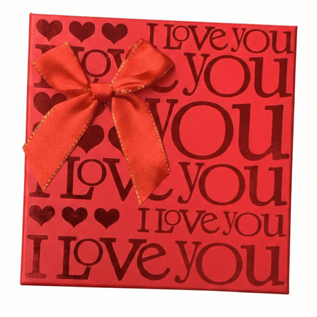 AKDC Compact Red Square Cardboard Gift Box with Love Print for Small Gifts, Jewelry Packaging & Valentine Presents – 16×16×8 cm - Al Kabayel Discount CentreAKDC Compact Red Square Cardboard Gift Box with Love Print for Small Gifts, Jewelry Packaging & Valentine Presents – 16×16×8 cmPacking & Wrapping SuppliesAKDCAl Kabayel Discount Centre