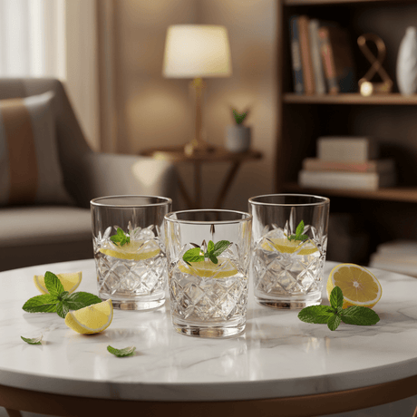 AKDC Compact Water Glass Set – Small Size Everyday Use Drinking Glasses, 3 Pieces, 150 ml - Al Kabayel Discount CentreAKDC Compact Water Glass Set – Small Size Everyday Use Drinking Glasses, 3 Pieces, 150 mlTumblersAKDCAl Kabayel Discount Centre