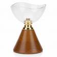 AKDC Compact Wooden Footed Glass Fruit Bowl – Decorative Table Piece for Small Spaces – 15x12 cm - Al Kabayel Discount CentreAKDC Compact Wooden Footed Glass Fruit Bowl – Decorative Table Piece for Small Spaces – 15x12 cmBowlsAKDCAl Kabayel Discount Centre