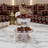 AKDC Contemporary Silver Metal and Acrylic Dessert Tray for Elegant Serving and Display – 20×12 cm - Al Kabayel Discount CentreAKDC Contemporary Silver Metal and Acrylic Dessert Tray for Elegant Serving and Display – 20×12 cmServing TraysAKDCAl Kabayel Discount Centre