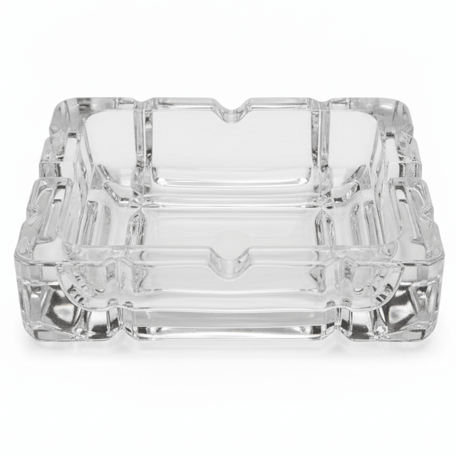 AKDC Contemporary Square Glass Ashtray with Stylish Artistic Finish – Thick Glass Ashtray for Indoor & Outdoor Use (14 × 14 cm) - Al Kabayel Discount CentreAKDC Contemporary Square Glass Ashtray with Stylish Artistic Finish – Thick Glass Ashtray for Indoor & Outdoor Use (14 × 14 cm)AshtraysAKDCAl Kabayel Discount Centre