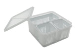 AKDC Core Function Fresh Keeping Box 16cm*16cm*8cm, 3 Compartments - Al Kabayel Discount CentreAKDC Core Function Fresh Keeping Box 16cm*16cm*8cm, 3 CompartmentsFood ContainersAKDCAl Kabayel Discount Centre