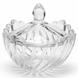AKDC Covered Glass Candy Bowl Elegant Serving Bowl for Sweets Nuts and Snacks 15 x 10 cm - Al Kabayel Discount CentreAKDC Covered Glass Candy Bowl Elegant Serving Bowl for Sweets Nuts and Snacks 15 x 10 cmJars & Food SaversAKDCAl Kabayel Discount Centre