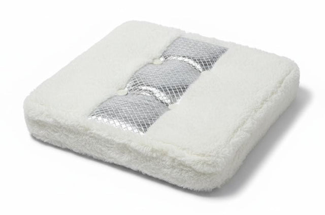 AKDC Cozy Luxury Faux Fur Square Cushion for Sofa & Bed – Pure White Fur Fabric, 43×43 cm - Al Kabayel Discount CentreAKDC Cozy Luxury Faux Fur Square Cushion for Sofa & Bed – Pure White Fur Fabric, 43×43 cmFloor Pillows & CushionsAKDCAl Kabayel Discount Centre