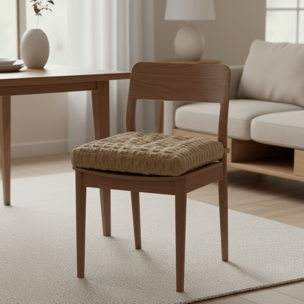 AKDC Cozy Plush Taupe Brown Square Chair Cushion Thick Soft Seat Pad for Dining Room Office and Living Space 40 × 40 cm - Al Kabayel Discount CentreAKDC Cozy Plush Taupe Brown Square Chair Cushion Thick Soft Seat Pad for Dining Room Office and Living Space 40 × 40 cmFloor Pillows & CushionsAKDCAl Kabayel Discount Centre