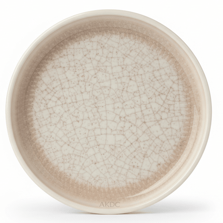 AKDC Cream Brown Crackle Pattern Round Melamine Side Plate Durable Lightweight Serving Dish for Everyday Dining and Restaurant Use – 7.5 Inch - Al Kabayel Discount CentreAKDC Cream Brown Crackle Pattern Round Melamine Side Plate Durable Lightweight Serving Dish for Everyday Dining and Restaurant Use – 7.5 InchPlatesAKDCAl Kabayel Discount Centre