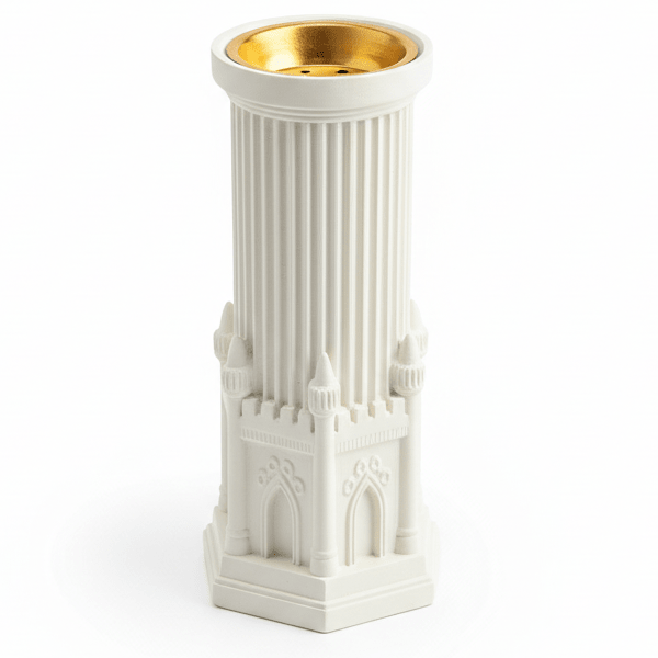 AKDC Cream Ceramic Decorative Incense Burner – Stylish and Versatile Home Decor Accent – 21.5 cm - Al Kabayel Discount CentreAKDC Cream Ceramic Decorative Incense Burner – Stylish and Versatile Home Decor Accent – 21.5 cmCeramic Incense BurnerAKDCAl Kabayel Discount Centre