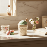 AKDC Cream Ceramic Ice Cream Mug Cup with Lid for Desserts, Coffee & Specialty Drinks – 150ml - Al Kabayel Discount CentreAKDC Cream Ceramic Ice Cream Mug Cup with Lid for Desserts, Coffee & Specialty Drinks – 150mlMugsAKDCAl Kabayel Discount Centre