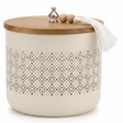 AKDC Cream Metal Candy Storage Jar with Wooden Lid – Elegant Kitchen Organizer for Sweets & Snacks – 18 × 17 cm - Al Kabayel Discount CentreAKDC Cream Metal Candy Storage Jar with Wooden Lid – Elegant Kitchen Organizer for Sweets & Snacks – 18 × 17 cmJars & Food SaversAKDCAl Kabayel Discount Centre