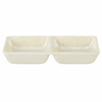 AKDC Cream Speckled Melamine Rectangle 2 Portion Sauce Bowl 14.5 x 7 cm Dual Section Bowl for Dips and Sauces - Al Kabayel Discount CentreAKDC Cream Speckled Melamine Rectangle 2 Portion Sauce Bowl 14.5 x 7 cm Dual Section Bowl for Dips and SaucesBowlsAKDCAl Kabayel Discount Centre