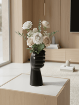 AKDC Creative Hand - Shaped Ceramic Decorative Flower Vase – Bold Black Artistic Design, 20 × 10 cm - Al Kabayel Discount CentreAKDC Creative Hand - Shaped Ceramic Decorative Flower Vase – Bold Black Artistic Design, 20 × 10 cmFlower/Plant PotsAKDCAl Kabayel Discount Centre