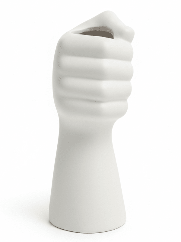 AKDC Creative Hand - Shaped Ceramic Decorative Vase – Elegant White Artistic Home Décor Accent, 20 × 10 cm - Al Kabayel Discount CentreAKDC Creative Hand - Shaped Ceramic Decorative Vase – Elegant White Artistic Home Décor Accent, 20 × 10 cmFlower/Plant PotsAKDCAl Kabayel Discount Centre