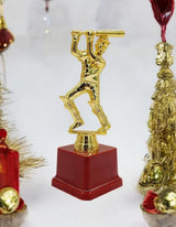 AKDC Cricket Male Trophy Childrens Cup for Sports Party Favors Gift Winner Rewards 20cm Gold&Maroon Color - Al Kabayel Discount CentreAKDC Cricket Male Trophy Childrens Cup for Sports Party Favors Gift Winner Rewards 20cm Gold&Maroon ColorSportsAKDCAl Kabayel Discount Centre